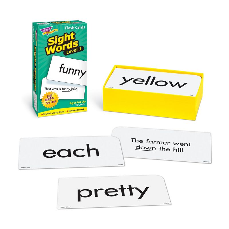 TREND Sight Words � Level 1 Skill Drill Flash Cards, 3 of 5