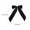 Unique Bargains Fashion Double Ribbon Hair Clips Hairdo Clip 2 Pcs - 4 of 4