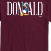 Men's - Disney - Simple Donald Font Short Sleeve Graphic T-Shirt - 2 of 4