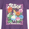 Girls' - Disney - Alice In Wonderland Fitted Short Sleeve Graphic T-Shirt - 2 of 4