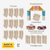 HABA Cars - My First Racetrack, 27 Piece Sustainable Kids' Race Track Set, Battery-Free Push and Go Cars, Ideal STEM Toys for Toddlers Ages 2+ - 2 of 4