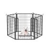 Chery Life Heavy Duty Metal Playpen With Door, 31.7"H Dog Fence, Pet Exercise Pen - 4 of 4