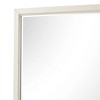 Royal Hampton Dresser Mirror, Beveled Glass, Antique White Finished Solid Wood, 38 Inch - 3 of 4