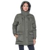 Women's Winter Puffer Parka Coat - S.E.B. By SEBBY - 4 of 4
