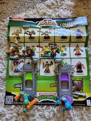 Akedo Teenage Mutant Ninja Turtles Battle Arena Playset With Mini Figures :  Target