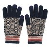 Clear Creek Women's Knit Jacquard Winter Texting Glove - 3 of 3