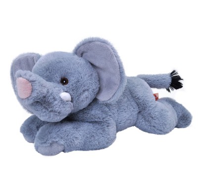 Wild Republic Ecokins African Elephant Stuffed Animal, 12 Inches