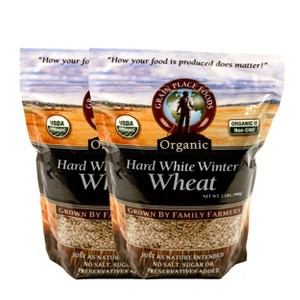 Grain Place Foods 2 lb Organic White Winter Wheat Non-GMO - Pack of 2 - 1 of 4