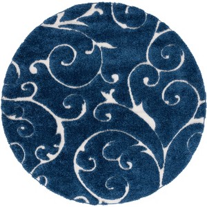 Florida Shag SG455 Power Loomed Area Rug  - Safavieh - 1 of 3