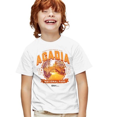Acadia National Park Classic Kids T Shirt For Youth White