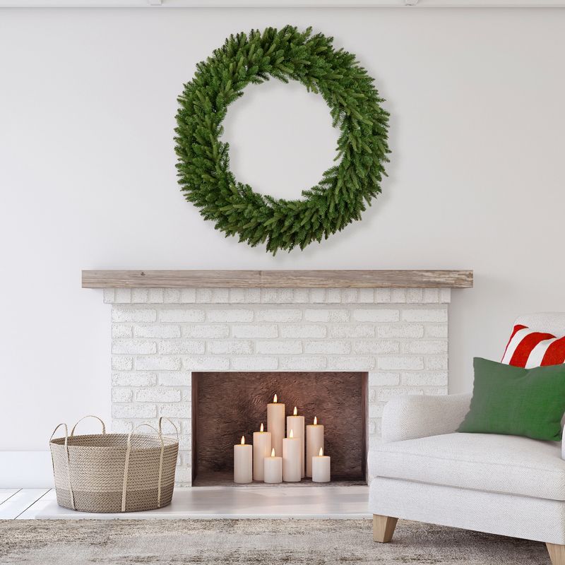 Northlight Real Touch™️ Washington Frasier Fir Artificial Christmas Wreath - Unlit - 48", 3 of 10