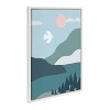23" x 33" Sylvie Nordic Landscape by Myriam Van Neste Framed Canvas - Kate & Laurel All Things Decor: Modern Vertical Art - 2 of 4