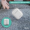 iHome AirPods Case Cover and Magnetic Neckband Bundle, Silicone Case, Charging Flexibility, Durable Protection, White - 3 of 4