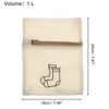 Unique Bargains Pattern Style Laundry Bags Beige 1 Pc - 3 of 4