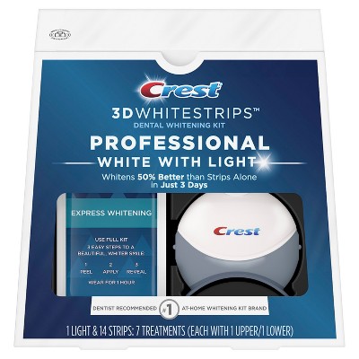 Crest 3DWhitestrips Professional White with LED Accelerator Light