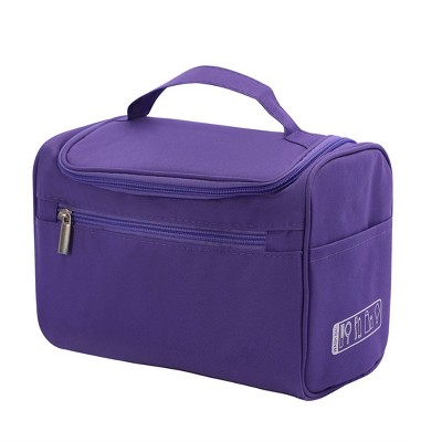 Unique Bargains Travel Toiletry Wash Makeup Cosmetic Organizer Water Resistant Storage Bag Hanging