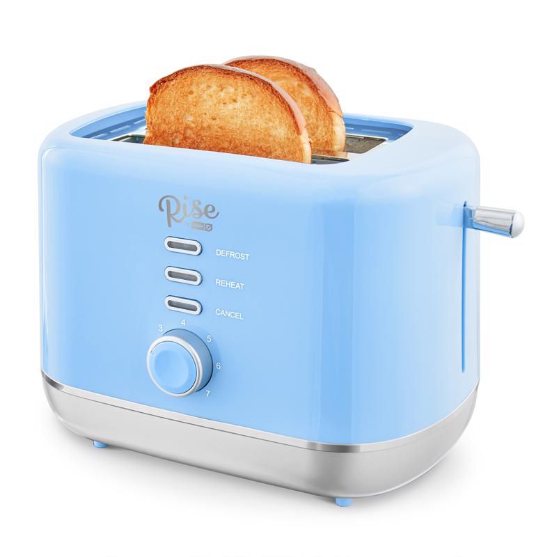 Rise by Dash Plastic Blue 2 slot Toaster 7.4 in. H X 7.2 in. W X 11.1 in. D, 2 of 7
