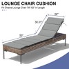 Crestlive Products Outdoor Chaise Lounge Cushion Foldable Outdoor Lounge Chair Cushion for Patio Furniture - 2 of 4
