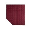Wearable Blanket, Oversized, Goose & Down Throw with Buttons, Classic Box Quilting, Heavy Filled for Camping - 2 of 4