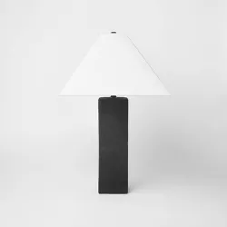 Square Table Lamp with Tapered Shade Black - Threshold™ designed with Studio McGee
