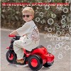 Ride-On Bubble Motorcycle for Kids, 6V Electric 3-Wheel Toy with Light, Music & Bubble Maker - 3 of 4