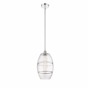 Vaz - 1 Light Stem Hung Mini Pendant In Industrial Style-18 Inches Tall and 10 Inches Wide - 1 of 1