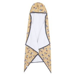 Premium Big Kid Hooded Kids' Towel Mickey Mouse - 1 of 1