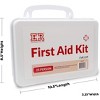 107 Piece, 25 Person First Aid Kit with Plastic Case, OSHA Compliant - 2 of 4