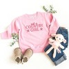 Just A Country Girl Stars Glitter/Puff Print - Toddler Graphic Sweatshirt - 3 of 4