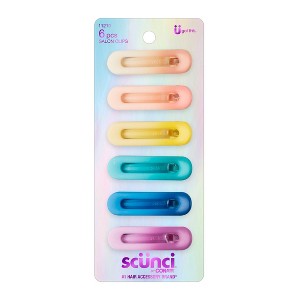scünci Ombre Salon Hair Clips - 6ct - 1 of 4