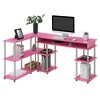 Breighton Home Designs2Go No Tools Desk and Console Table Set - 3 of 4