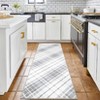 Christmas Rug Plaid Washable Rug Non Slip, Thin Foldable Printed Mat - 3 of 4
