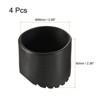 Unique Bargains Non Slip Round Rubber Ladder Accessories Protective Pads 4 Pcs - 2 of 3