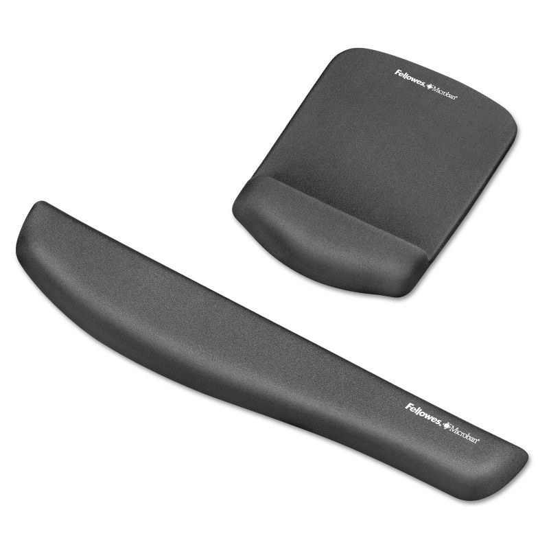 Fellowes PlushTouch Mouse Pad with Wrist Rest Foam Graphite 7 1/4 x 9-3/8 9252201, 3 of 5