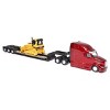 Diecast Masters 1/87 Peterbilt 579 UltraLoft Tandem Tractor with Lowboy Trailer & Caterpillar D5M Dozer 84419 - 3 of 4