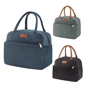 Unique Bargains Reusable Insulated Lunch Tote Bag - 1 of 4