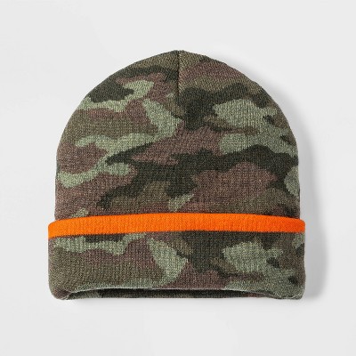 Boys' Camo Beanie Hat - Cat & Jack™ Green