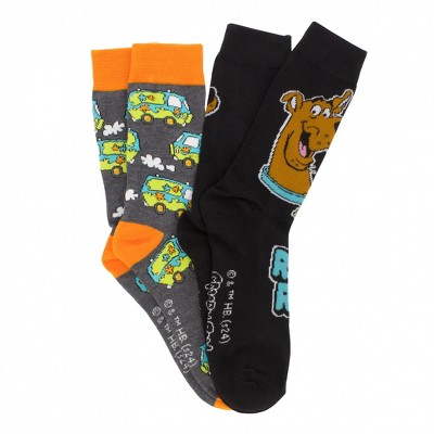 Adult Scooby-Doo 2-Pair Pack of Crew Socks