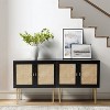 Domisil  32"Tall+2-Door Accent Cabinet with 2 Doors,Set of 2  | KARAT HOME - 3 of 4