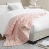 50"x60" Ruched Faux Fur Throw Blanket - Madison Park - 2 of 4