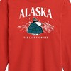 Boys' - Peanuts - Snoopy Alaska Last Frontier Long Sleeve Graphic T-Shirt - 2 of 4