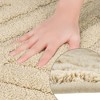 Unique Bargains Microfiber Geometric Soft Washable Non-Slip Floor Mats for Bathroom 2 Pcs - 3 of 4