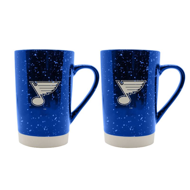 NHL St. Louis Blues 14oz Speckled Mug - 2pk, 1 of 2