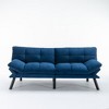 Kumasinova Modern Folding Sofa Bed, Versatile Sleeper Sofa, Convertible Loveseat Sofa with Adjustable Armrests & Backrest, Couches for Living Room - 2 of 4