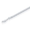 Links of Italy Sterling Silver 4mm Franco Chain (120 Gauge) - Rhodium Plated - Available Sizes: 20  , 22  , 24  Inches - 2 of 3