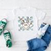 The Juniper Shop Checkered Smiley Easter Bunny Youth Short Sleeve Tee - 2 of 2