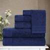 Honeycomb Waffle Border Cotton Medium Weight Towel Set by Blue Nile Mills - 2 of 4
