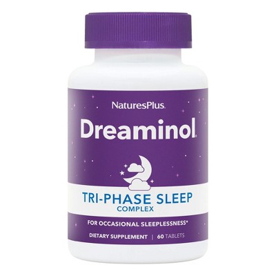 Dreaminol-Tri-Phase Sleep Complex by Nature's Plus  -  60 Tablet
