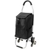 NAYSAYE Stair Climbing Trolley with Tri Wheels Foldable Utility Cart with Detachable Waterproof Bag, Black, 14.59"*5.5"*19.7" - 2 of 4