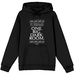 Beetlejuice My Whole Life Is A Dark Room Adult Long Sleeve Hoodie - 1 of 2